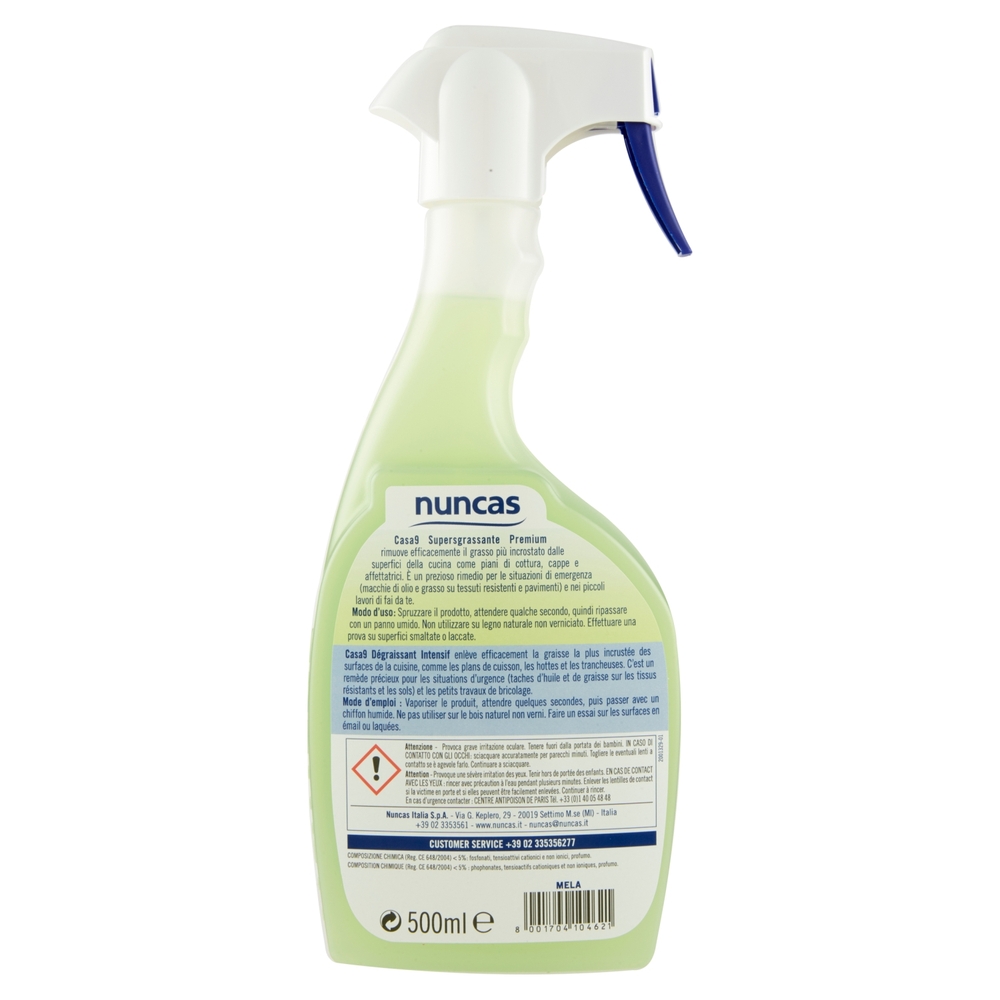 nuncas Casa9 Supersgrassante Premium mela verde 500 ml